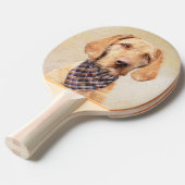 Wirefold Vizsla'絵画s – かわいいオリジナルドッグアート 卓球ラケット (正面アングル)