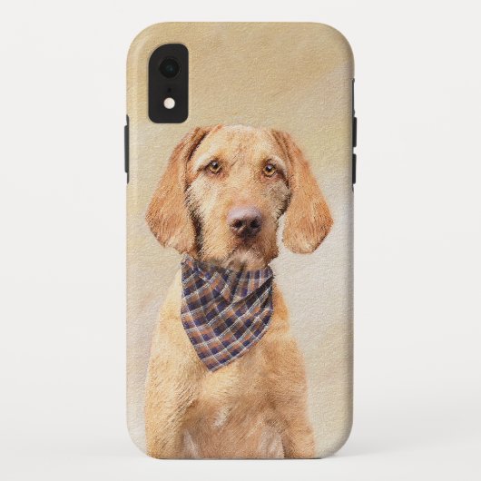 Wirefold Vizsla'絵画s – かわいいオリジナルドッグアート Case-Mate iPhoneケース (裏面)