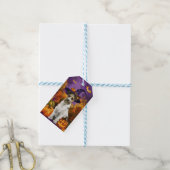 Wirefoxテリア不気味ドッグハロウィーンウィッチパンプキン ギフトタグ (より糸付き)