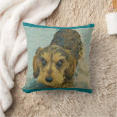 wirehairedダックスフント クッション (ブランケット)