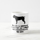 Wirehaired指すことGriffon コーヒーマグカップ (中央)