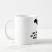 Wirehaired指すことGriffon コーヒーマグカップ (左)