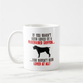 Wirehaired指すことGriffon コーヒーマグカップ (左)