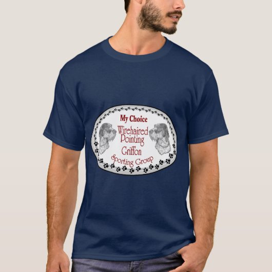 Wirehaired指すGriffonギフト Tシャツ (正面)