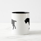 Wirehaired Griffon指す新しいギア ツートーンマグカップ (中央)