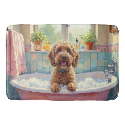 Wirehaired Griffon Bath Decor バスマット (正面)