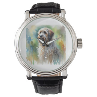 Wirehaired Griffon Korthals Dog 100924AREF106 - Wa 腕時計
