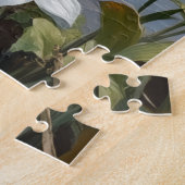 Wirehaired Griffon Marsh Lily Art ジグソーパズル (側面)