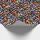 Wirehaired Pointing Griffon Halloween Costumes ラッピングペーパー (角)