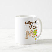 Wirehaired Vizsla犬の品種お母さんのギフト コーヒーマグカップ (正面右)
