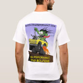 Wirewerksの性能 Tシャツ (裏面)