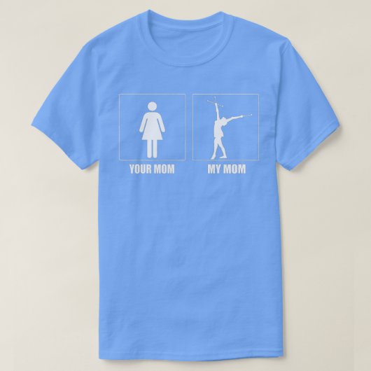 wirl mom twiller baton twinling 1 tシャツ (デザイン正面)