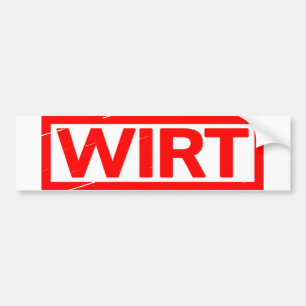 Wirtスタンプ バンパーステッカー