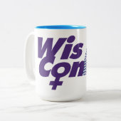 WisCon46 2023ロゴマグカップ – 期間限定 ツートーンマグカップ (正面左)