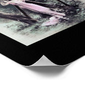 WISCONSINヴィンテージアルファベットレター名アート ポスター (角)