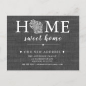 WISCONSIN州移動発表郵便カード 案内ポストカード (正面)