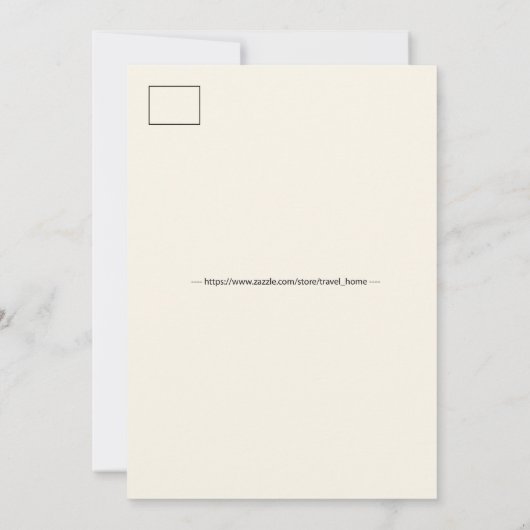 Wisconsin 5x7 Map Vintage Postcard (裏面)