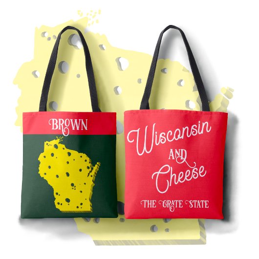 Wisconsin and Cheese The Grate State トートバッグ