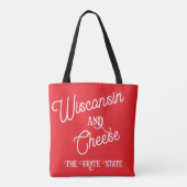 Wisconsin and Cheese The Grate State トートバッグ (裏面)