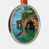 Wisconsin Apostle Islands National Lakeshore メタルオーナメント (右)