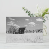 Wisconsin Barn Photo Reprint 招待状 (スタンド正面)