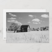 Wisconsin Barn Photo Reprint 招待状 (正面/裏面)
