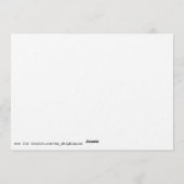 Wisconsin Barn Photo Reprint 招待状 (裏面)