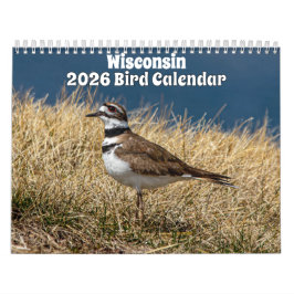Wisconsin Birds Calendar 2026 カレンダー