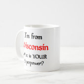 wisconsin coffee mug コーヒーマグカップ (正面左)