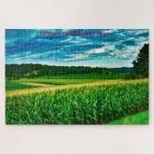 Wisconsin Corn Fields. Jigsaw Puzzle ジグソーパズル (横)