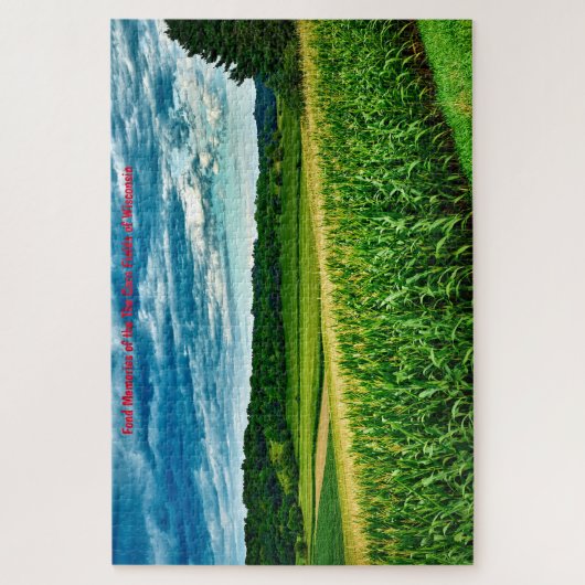 Wisconsin Corn Fields. Jigsaw Puzzle ジグソーパズル (縦)