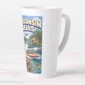 Wisconsin Dells Adventure – Waterparks and Ducks カフェラテマグ (右アングル)