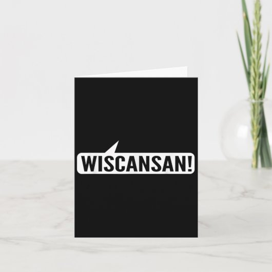 Wisconsin Funny - Wiscansan  カード (正面)