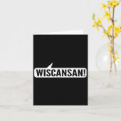 Wisconsin Funny - Wiscansan  カード (黄色い花)
