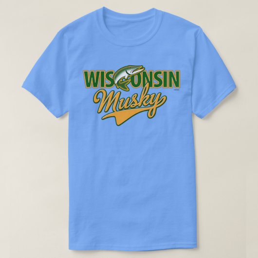 Wisconsin Musky Tシャツ (デザイン正面)