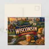 Wisconsin Postcard ポストカード (正面/裏面)