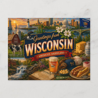 Wisconsin Postcard ポストカード