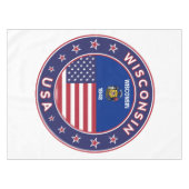 Wisconsin sticker,phone case, tote bag テーブルクロス (正面(横))
