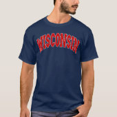 Wisconsin Throwback Design Classic Tシャツ (正面)