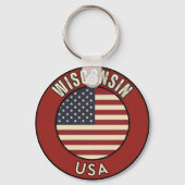 Wisconsin United States of America  キーホルダー (裏面)