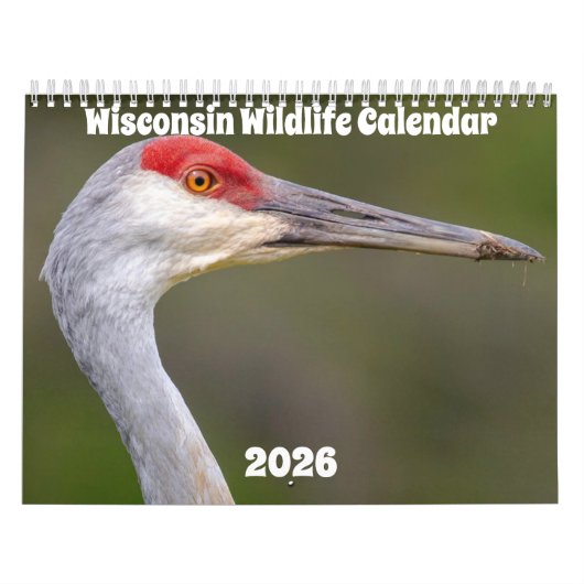 Wisconsin Wildlife Calendar 2026 カレンダー (カバー)