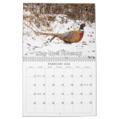 Wisconsin Wildlife Calendar 2026 カレンダー (2月 2026)