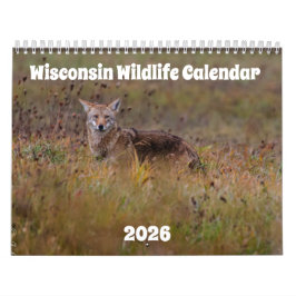 Wisconsin Wildlife Calendar 2026 カレンダー
