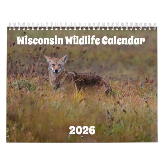 Wisconsin Wildlife Calendar 2026 カレンダー (カバー)
