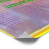 WISDOM引用文ズfrom Bhagavad Gita ポスター (角)