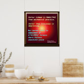 WISDOM引用文ズfrom Bhagavad Gita ポスター (キッチン)