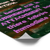 WISDOM引用文ズfrom Bhagavad Gita ポスター (角)