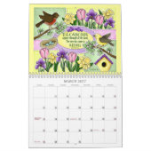 "Wisdom and Whimsy" 2026 Scripture Calendar カレンダー (3月 2027)