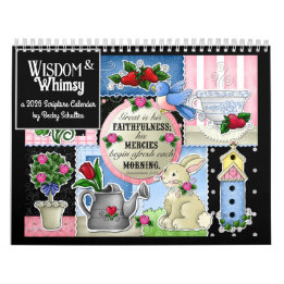 "Wisdom and Whimsy" 2026 Scripture Calendar カレンダー