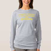 "WISDOM EQUATION"かわいい式デザイン。買今 Tシャツ (正面)